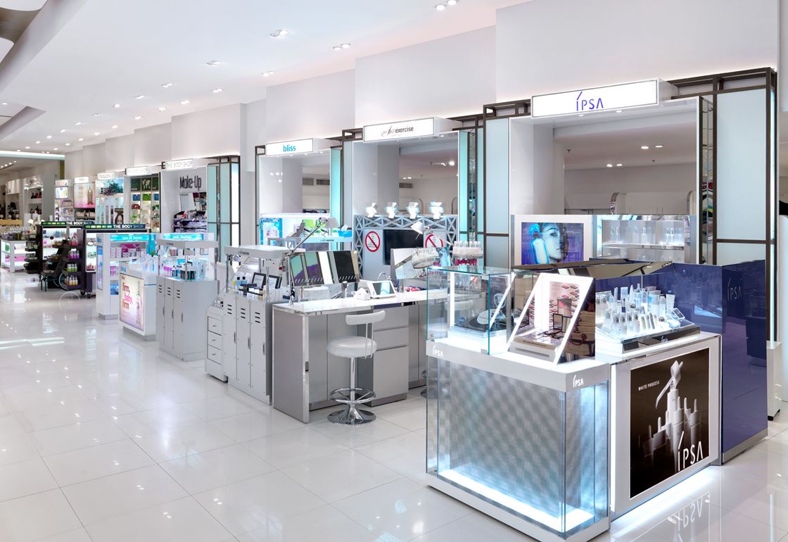 上海辦公室裝修化妝品展廳設(shè)計-第1張圖片-上海古都建筑設(shè)計集團 上海辦公室裝修化妝品展廳設(shè)計-第1張圖片-上海古都建筑設(shè)計集團