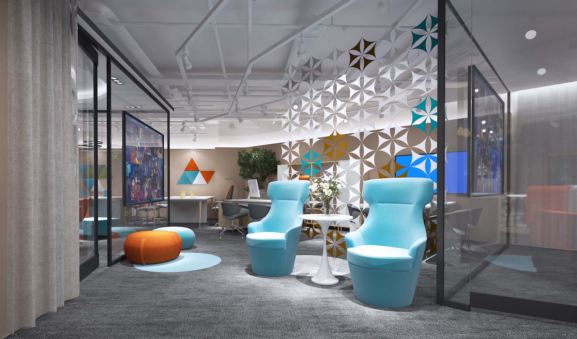 浦東新區(qū)科技智能辦公室裝修設(shè)計(jì)-第10張圖片-上海古都建筑設(shè)計(jì)集團(tuán) 浦東新區(qū)科技智能辦公室裝修設(shè)計(jì)-第10張圖片-上海古都建筑設(shè)計(jì)集團(tuán)