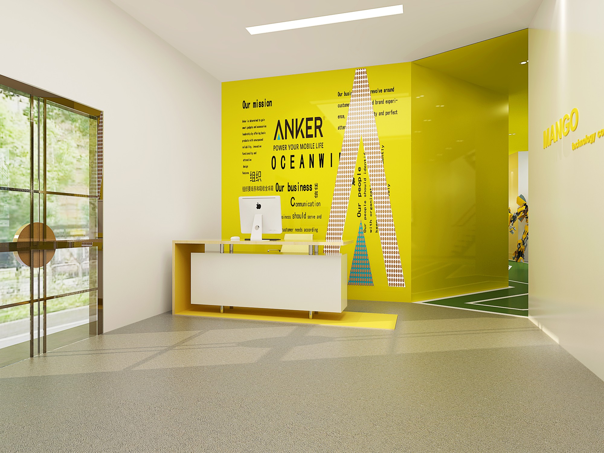 大黃蜂風格辦公室裝修設計-第1張圖片-上海古都建筑設計集團 大黃蜂風格辦公室裝修設計-第1張圖片-上海古都建筑設計集團