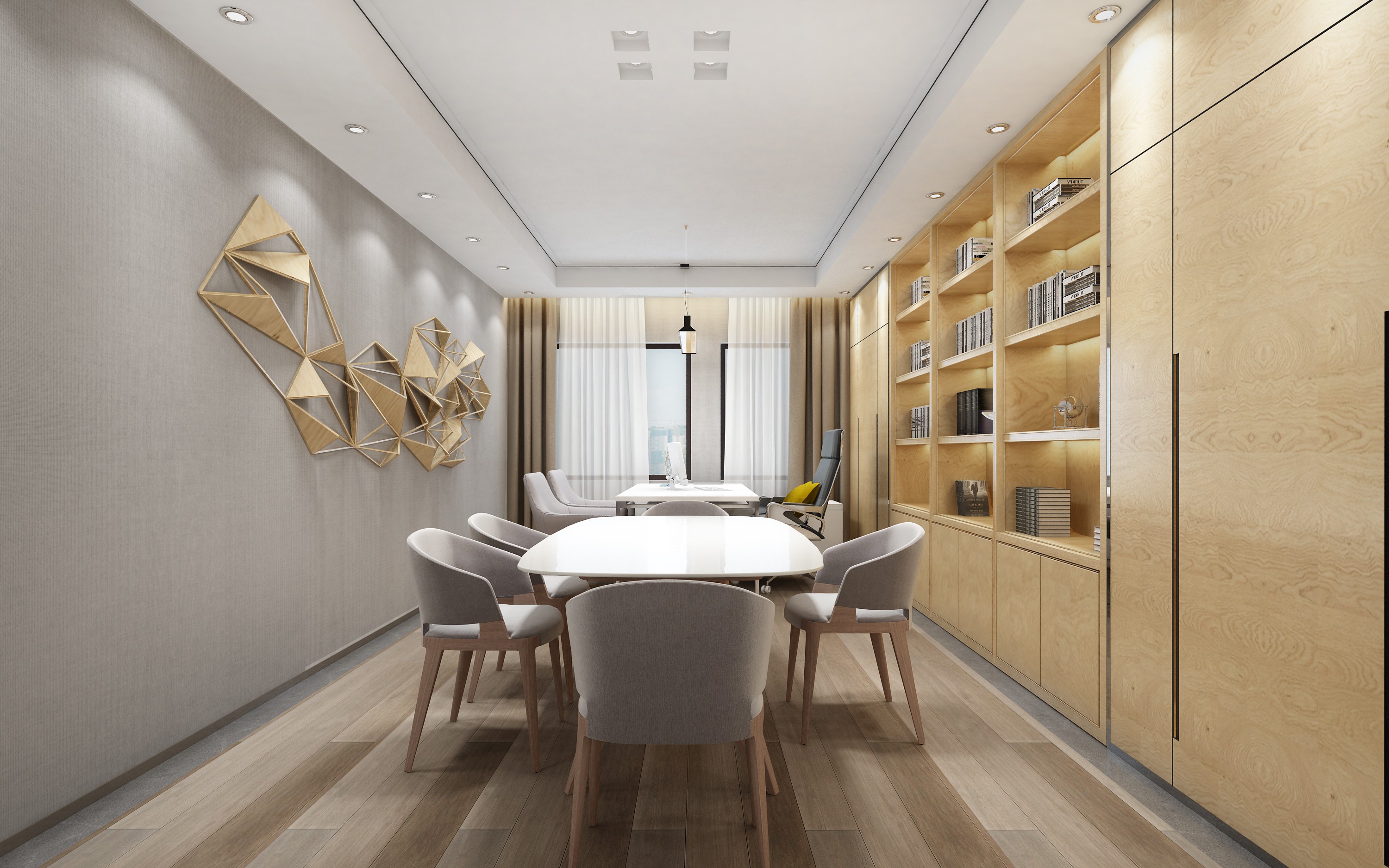 現代簡約辦公室裝修設計-第6張圖片-上海古都建筑設計集團 現代簡約辦公室裝修設計-第6張圖片-上海古都建筑設計集團