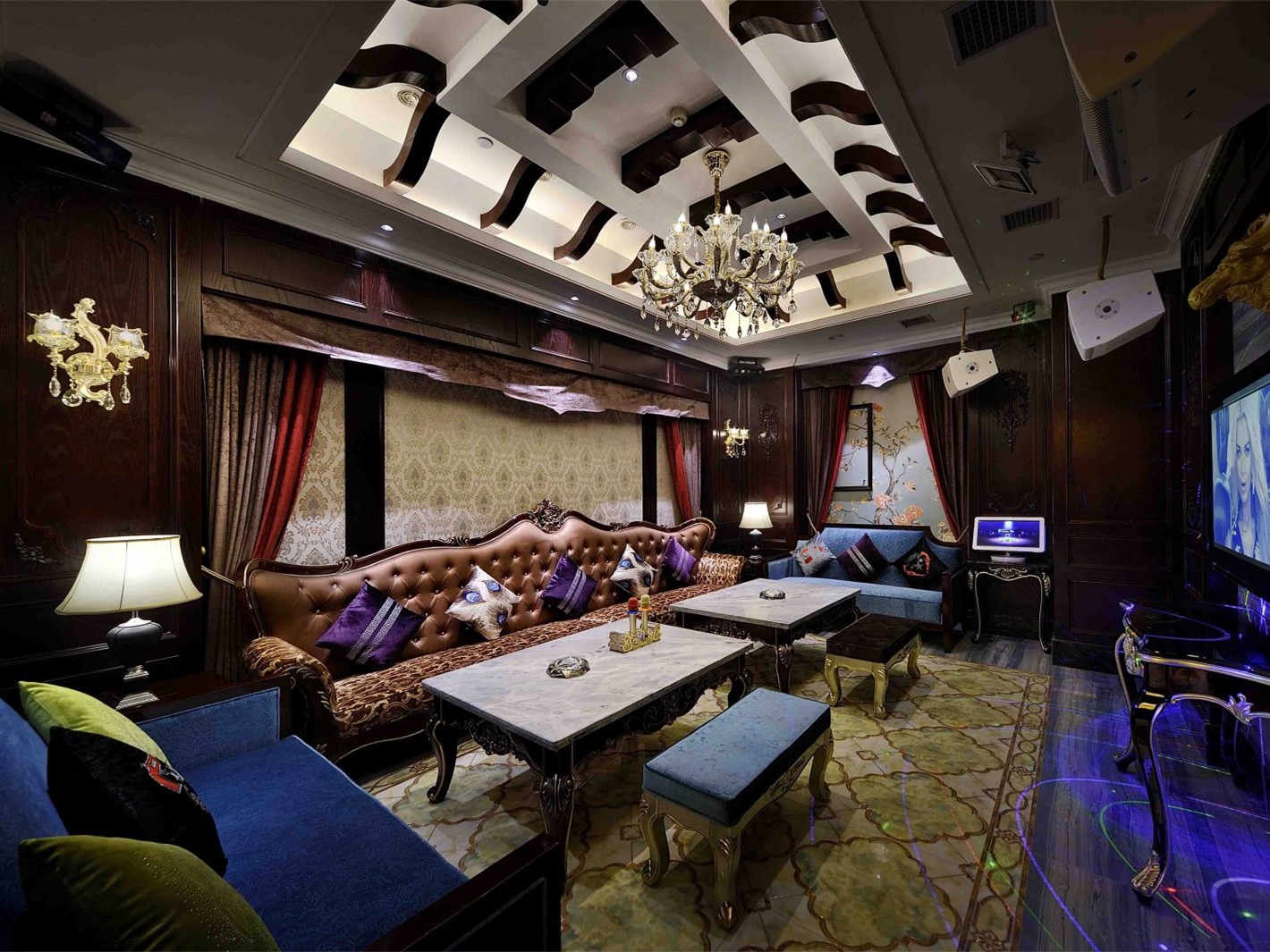 歐式復古歌廳裝修設計-第4張圖片-上海古都建筑設計集團 歐式復古歌廳裝修設計-第4張圖片-上海古都建筑設計集團