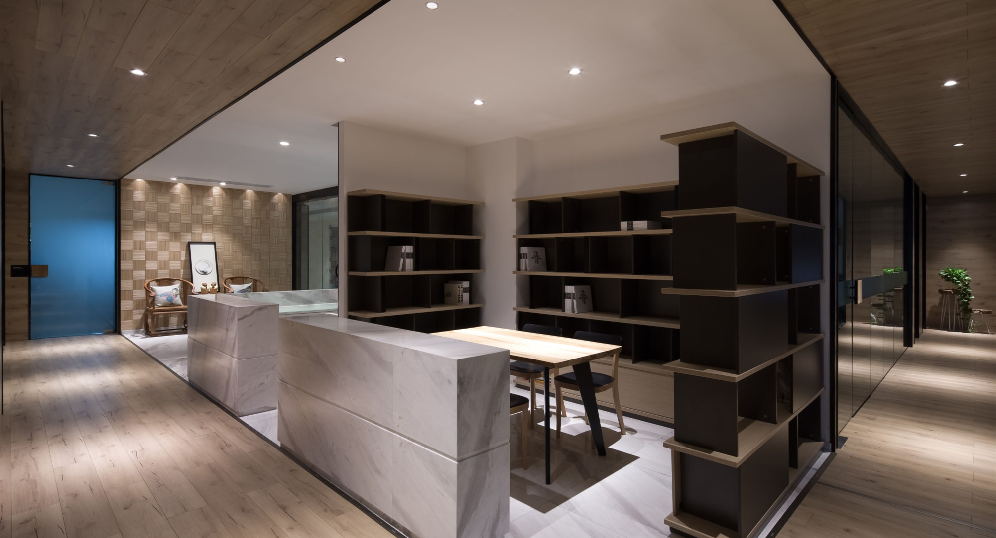 商務(wù)穩(wěn)重風(fēng)格辦公室裝修設(shè)計-第2張圖片-上海古都建筑設(shè)計集團(tuán) 商務(wù)穩(wěn)重風(fēng)格辦公室裝修設(shè)計-第2張圖片-上海古都建筑設(shè)計集團(tuán)