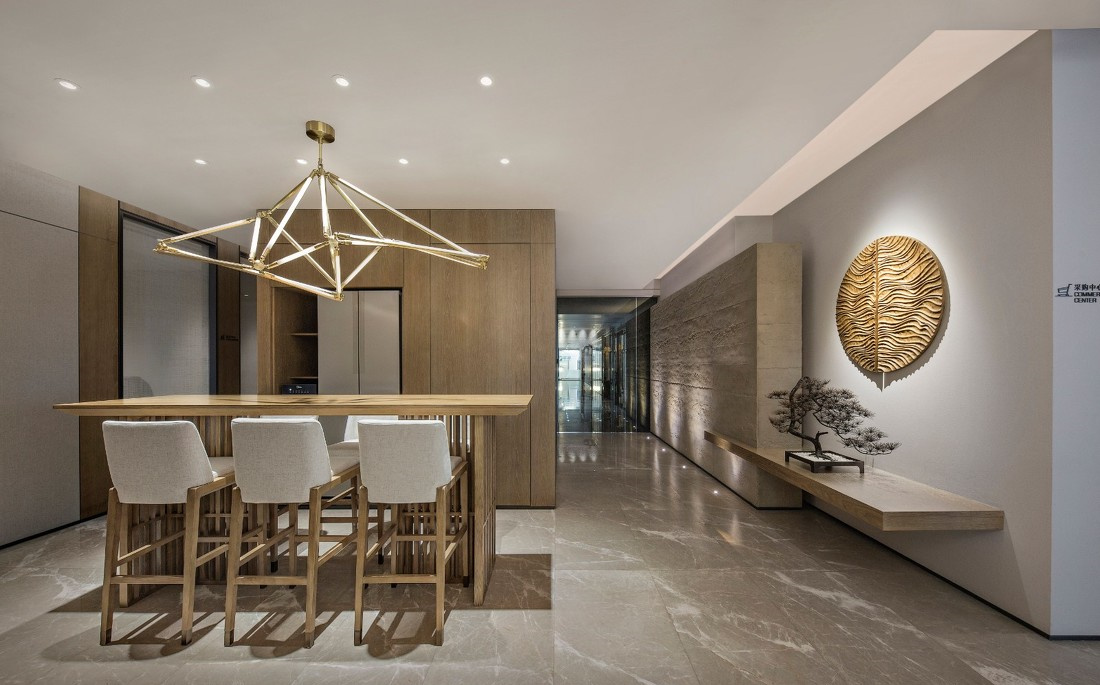 木質時尚風格辦公室裝修設計-第1張圖片-上海古都建筑設計集團 木質時尚風格辦公室裝修設計-第1張圖片-上海古都建筑設計集團