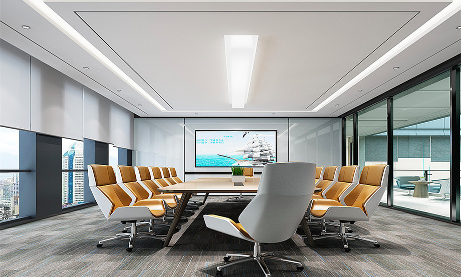 高檔辦公會議室裝修設計-第4張圖片-上海古都建筑設計集團 高檔辦公會議室裝修設計-第4張圖片-上海古都建筑設計集團