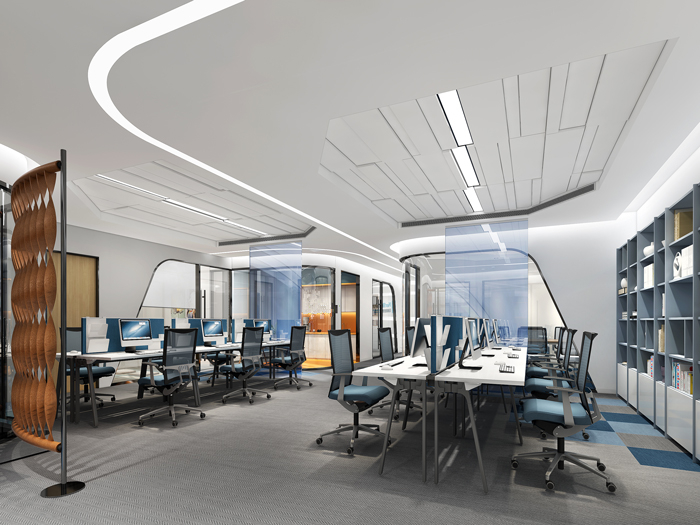 4300平米醫療公司辦公空間設計布局-第2張圖片-上海古都建筑設計集團 4300平米醫療公司辦公空間設計布局-第2張圖片-上海古都建筑設計集團